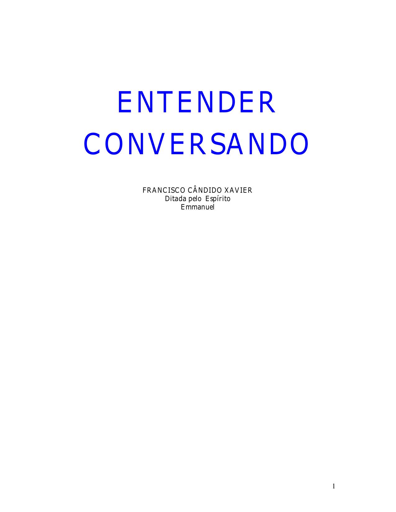 Entender Conversando