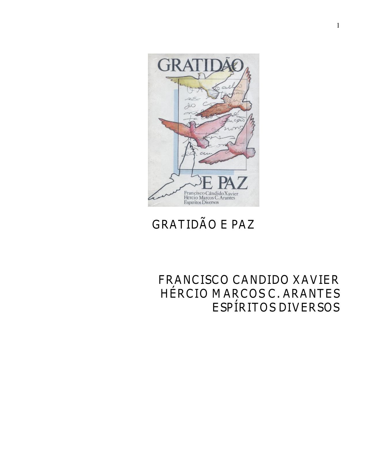 Gratidão e Paz