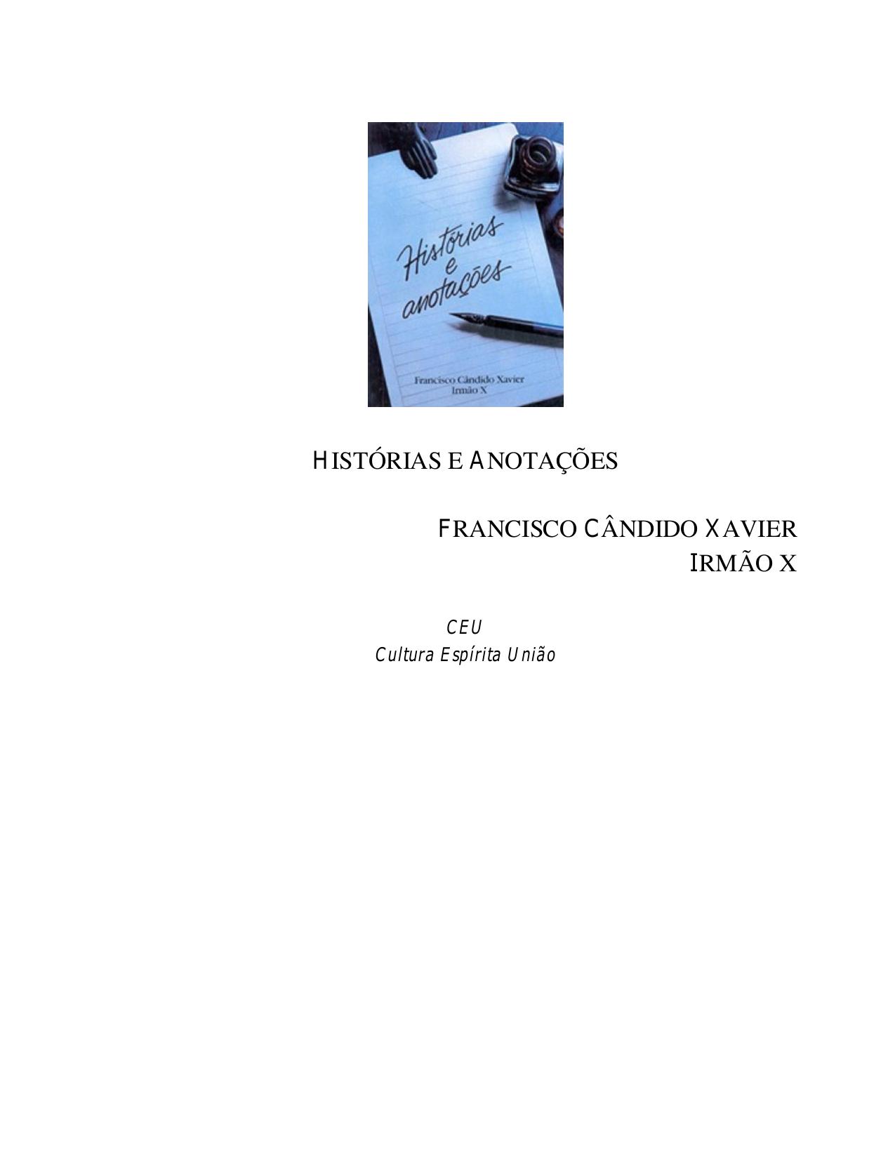 Histórias e Anotações