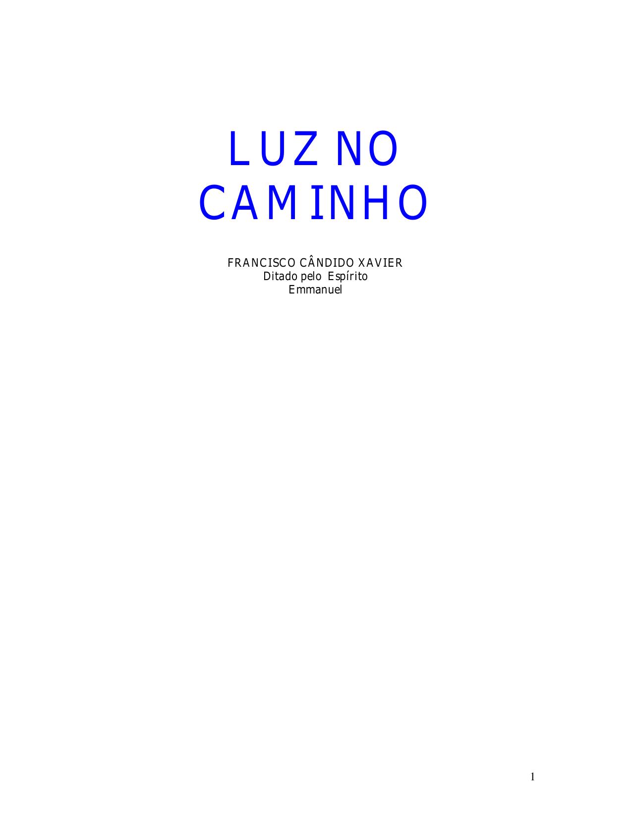 Luz no Caminho