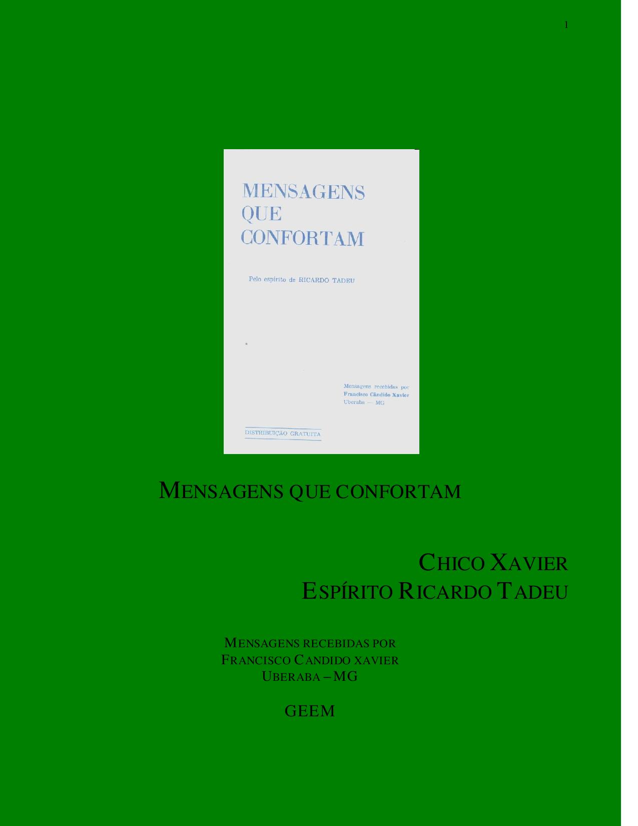 Mensagens que Confortam